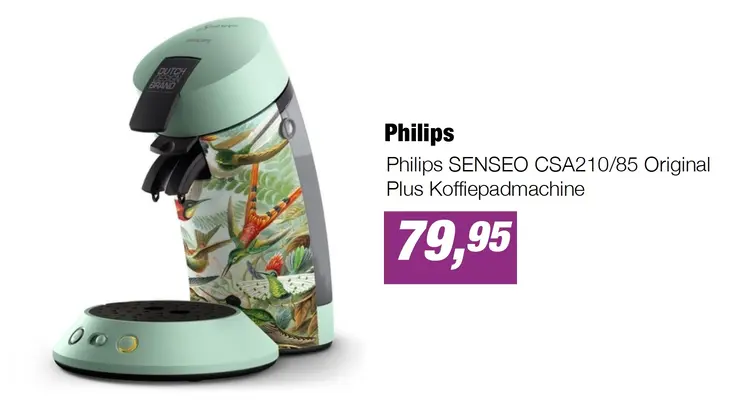 Aanbieding: Philips SENSEO CSA210/85 Original Plus Koffiepadmachine