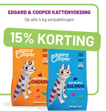 Aanbieding: Edgard & cooper kattenvoeding