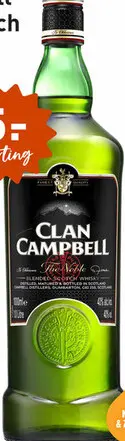Aanbieding: Clan Campbell Blended Scotch Whisky 100CL