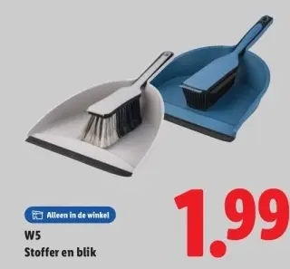 Aanbieding: Stoffer en blik
