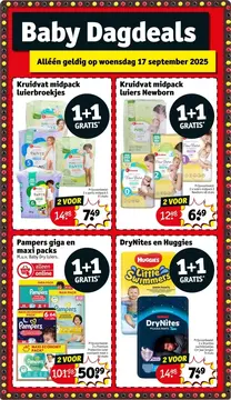 Aanbieding: Kruidvat midpack luierbroekjes