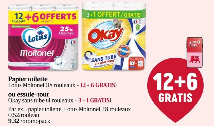 Offre: Papier toilette