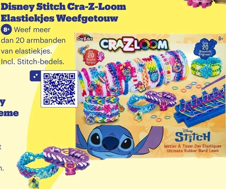 Promotie: Stitch Cra-Z-Loom Elastiekjes Weefgetouw