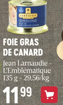 Offre: Foie gras de canard