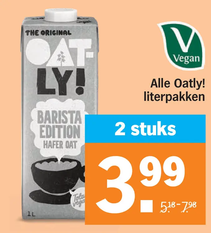Aanbieding: Oatly! literpakken