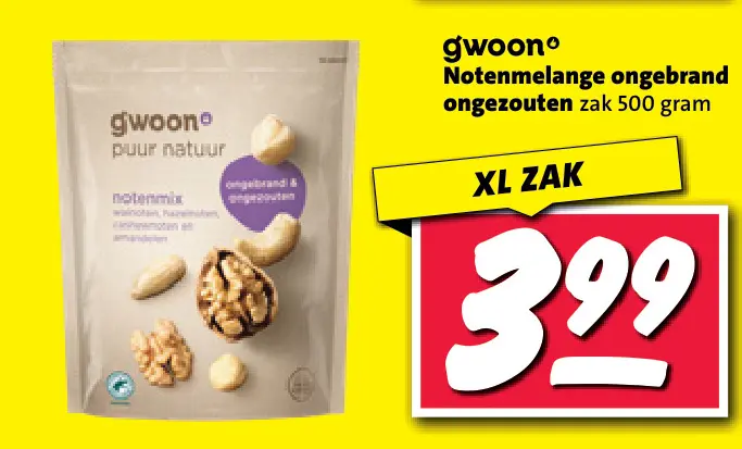 Aanbieding: Notenmelange ongebrand ongezouten