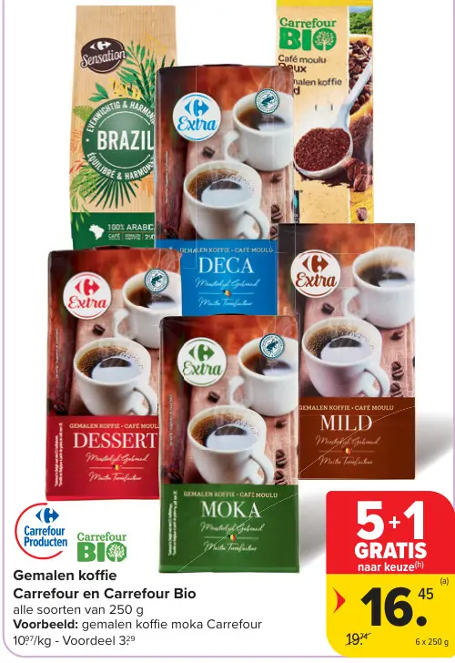 Promotie: Gemalen koffie