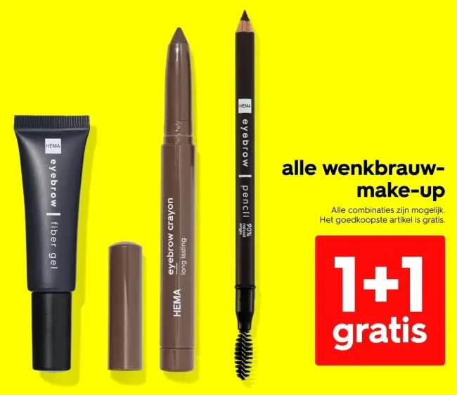 Aanbieding: wenkbrauw-make-up