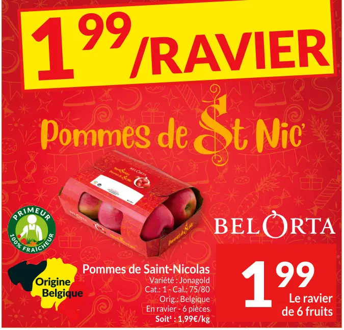 Offre: Pommes de Saint-Nicolas