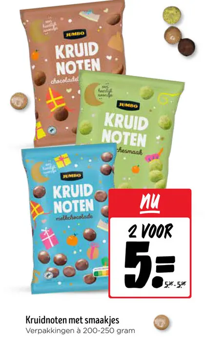 Aanbieding: Kruidnoten met smaakjes