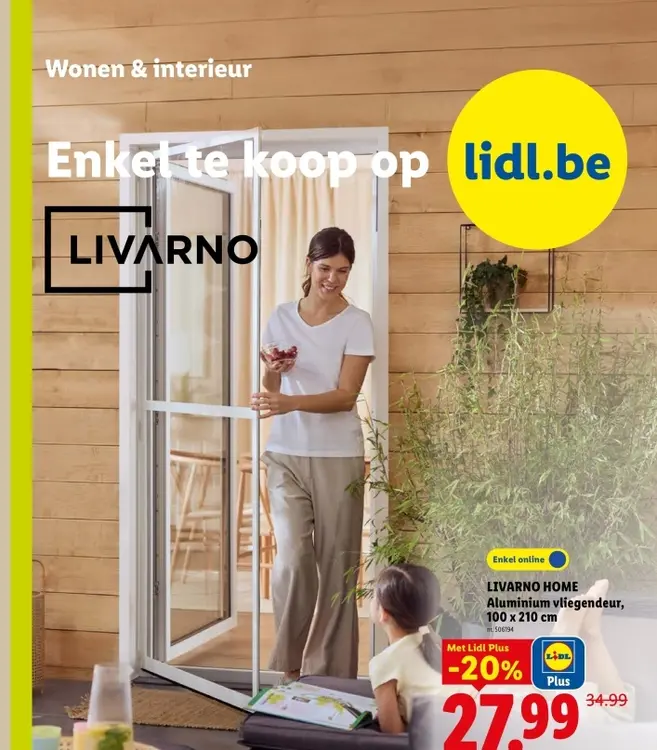 Promotie: Aluminium vliegendeur