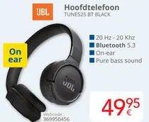 Aanbieding: JBL Hoofdtelefoon TUNES25 BT BLACK