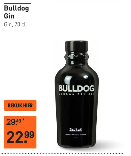Aanbieding: Bulldog Gin