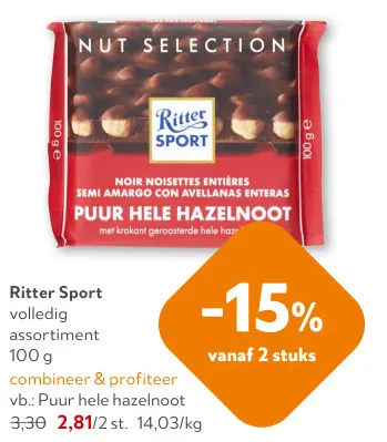 Promotie: Chocoladerepen