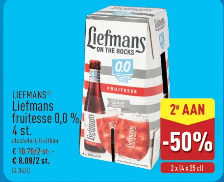 Promotie: Liefmans fruitesse 0,0%