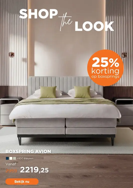 Aanbieding: Boxspring avion