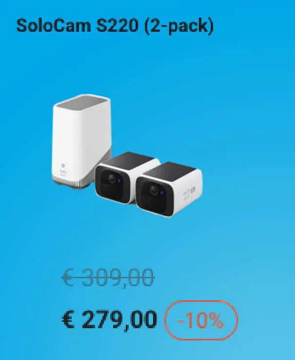 Promotie: SoloCam S220