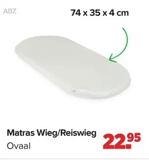 Promotie: Matras Wieg/Reiswieg Ovaal