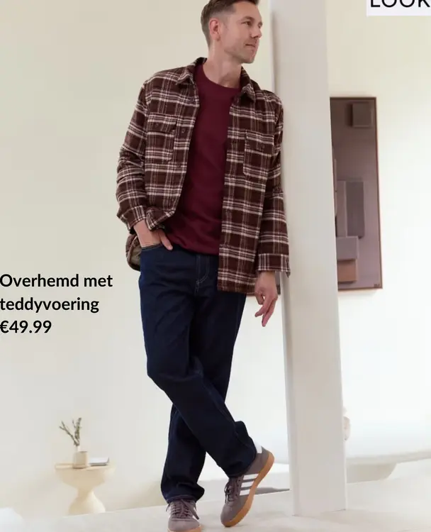 Promotie: Overhemd met teddyvoering