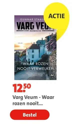 Aanbieding: Boek - Varg Veum - Waar rozen nooit verwelken