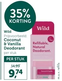 Aanbieding: Coconut & Vanilla Deodorant