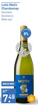 Aanbieding: Leitz Motiv Chardonnay 75CL Alcoholvrij