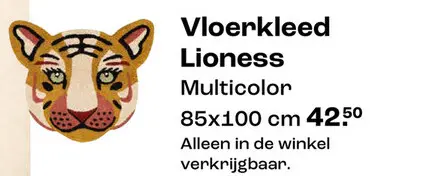 Promotie: Vloerkleed Lioness