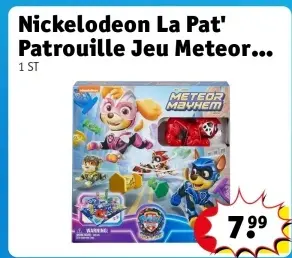 Offre: Nickelodeon La Pat' Patrouille Jeu Meteor