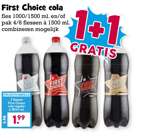 Aanbieding: cola