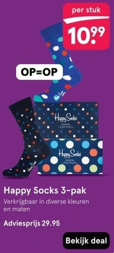 Aanbieding: Happy Socks 3-pak