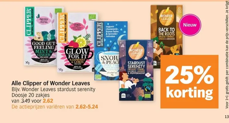 Promotie: Alle Clipper of Wonder Leaves