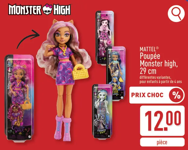 Offre: Poupée Monster high
