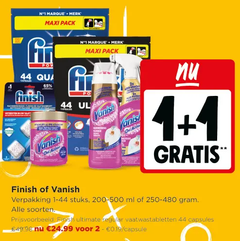 Promotie: Finish of Vanish