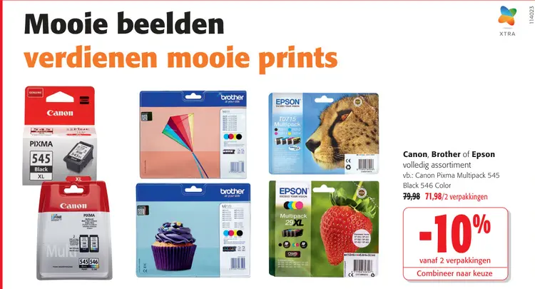 Promotie: Canon, Brother of Epson