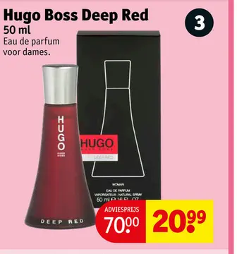 Aanbieding: Hugo Boss Deep Red