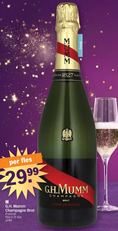 Promotie: G.H. Mumm Champagne Brut