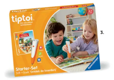 Promotie: Starter-Set Stift + Boek 'Ontdek de boerderij