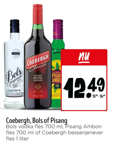 Aanbieding: Coebergh, Bols of Pisang