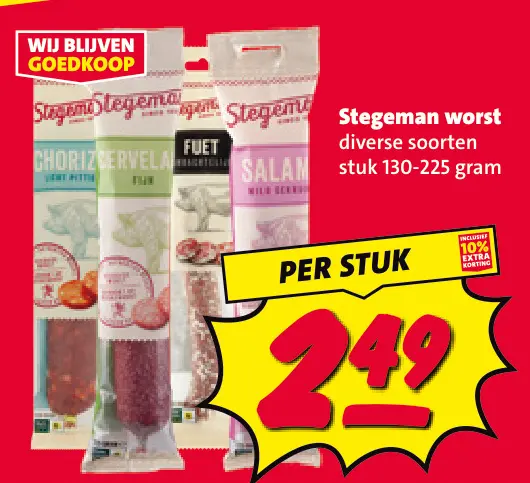 Aanbieding: Stegeman worst