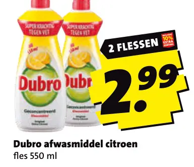 Aanbieding: Afwasmiddel citroen