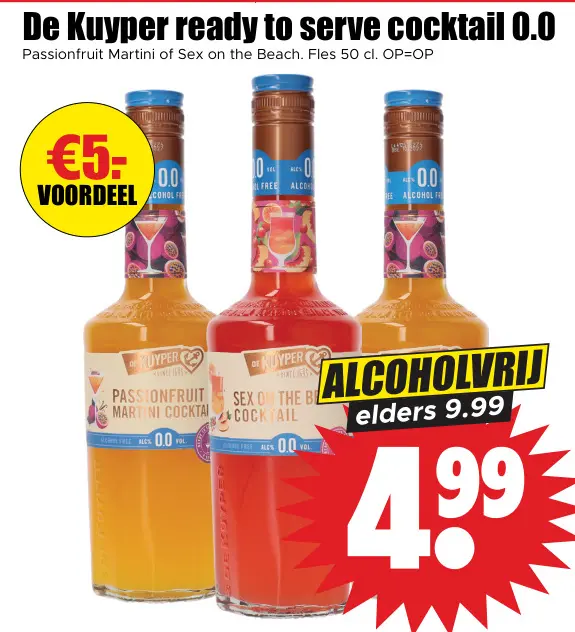 Aanbieding: Ready to serve cocktail 0.0