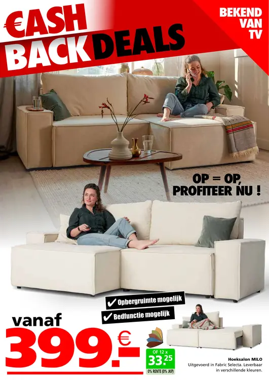 Promotie: Hoeksalon MILO