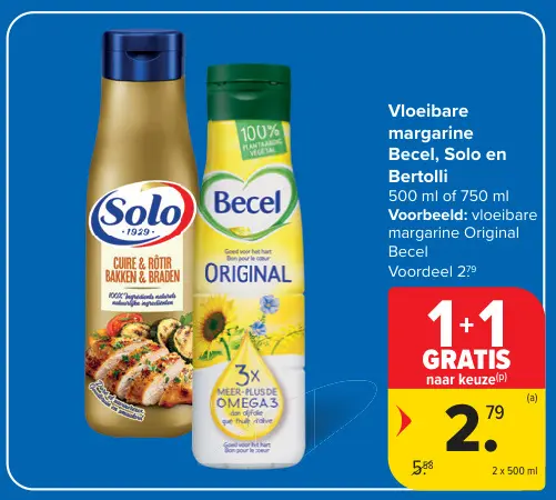 Promotie: Vloeibare margarine