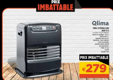 Aanbieding: Poêle à pétrole sre 3230 tc-2
