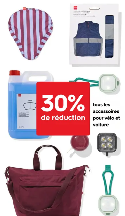 Offre: Accessoires pour vélo et voiture