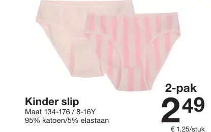 Promotie: Kinder slip