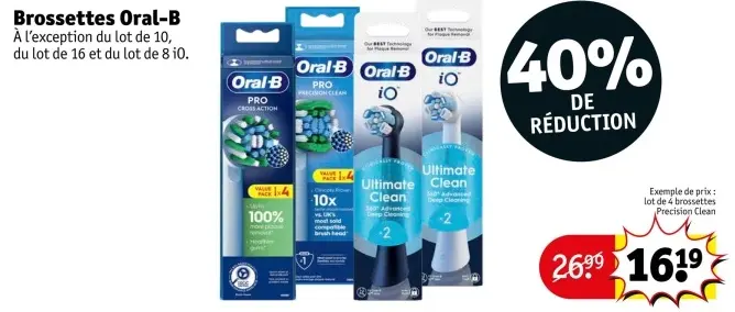 Offre: Brossettes Oral-B