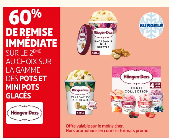 Offre: Pots et Mini Pots Glacés