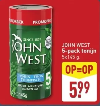 Aanbieding: JOHN WEST tonijn