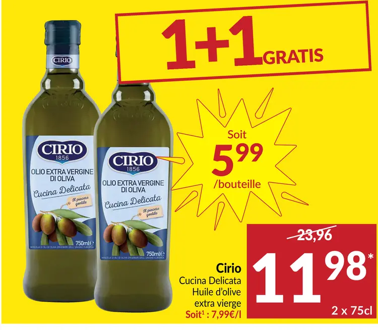 Offre: Huile d'olive extra vierge